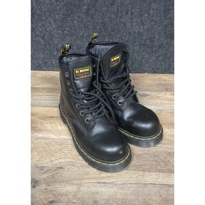 Dr Doc Martens Industrial steel toe safety boots size 7 womens size 6 mens